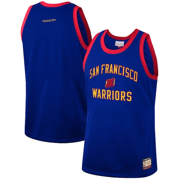 Golden State Warriors Hardwood Classics Team Heritage Fashion Jersey - Royal