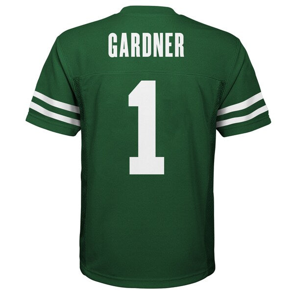 Ahmad Sauce Gardner New York Jets Youth Replica Player Jersey - Green - Image 3
