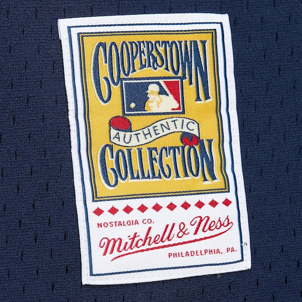 Reggie Jackson New York Yankees Cooperstown Collection Mesh Batting Practice Button-Up Jersey? - Navy - Image 4