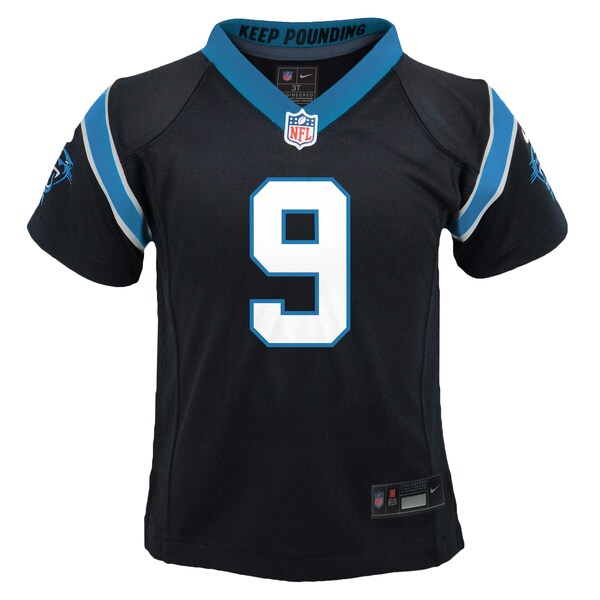 Bryce Young Carolina Panthers Nike Toddler Game Jersey - Black - Image 2