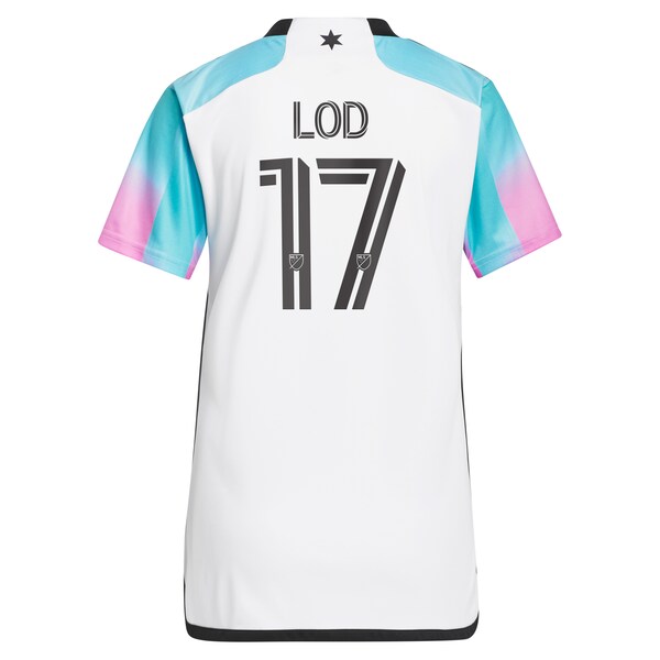 Robin Lod Minnesota United FC adidas Women's 2024 The Northern Lights Kit Replica Jersey - White - Image 3