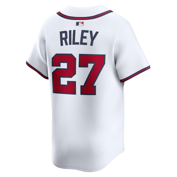 Austin Riley Atlanta Braves Nike Home Limited Player Jersey - White - Image 3