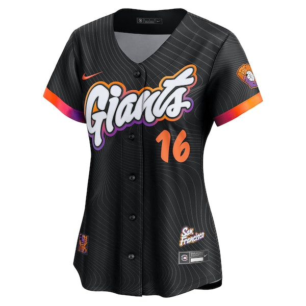 Rafael Devers San Francisco Giants Nike Women's 2025 City Connect Limited Player Jersey - Black - Image 3