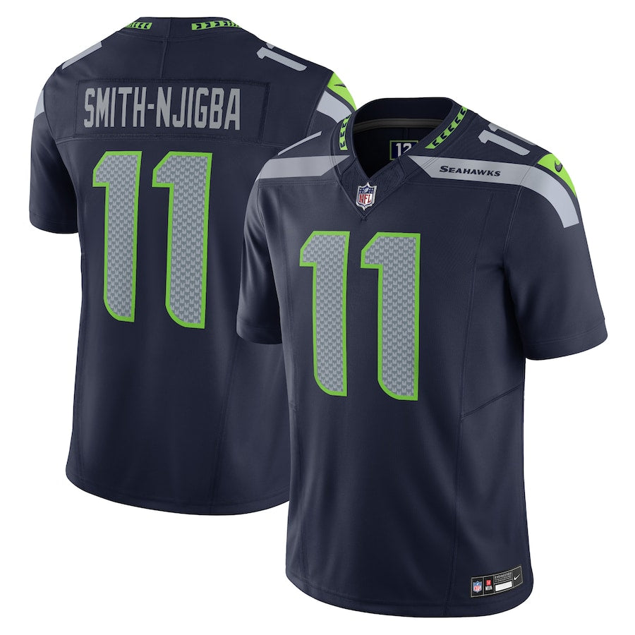 Jaxon Smith-Njigba Seattle Seahawks Nike Alternate Vapor F.U.S.E. Limited Jersey - Royal/Navy - Image 5
