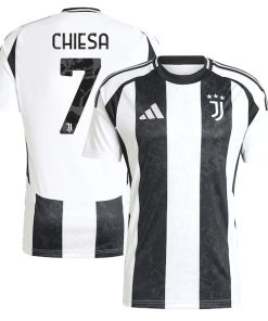 Federico Chiesa Juventus adidas 2024/25 Home Replica Player Jersey - White