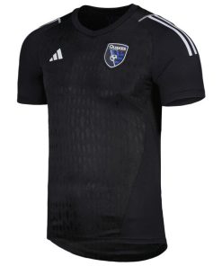 Alternative view of San Jose Earthquakes adidas 2024 Replica Goalkeeper Jersey - Black