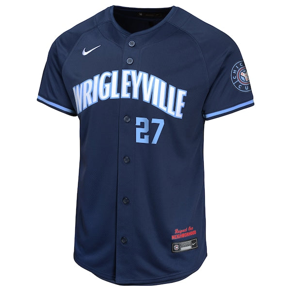 Seiya Suzuki Chicago Cubs Nike Youth City Connect Limited Player Jersey - Navy - Image 2