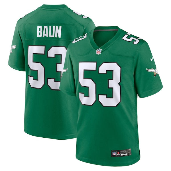 Zack Baun Philadelphia Eagles Nike Alternate Game Jersey - Kelly Green/Green - Image 2