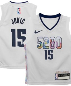 Nikola Jokic Denver Nuggets Nike Toddler 2024/25 Swingman Player Jersey - City Edition - White