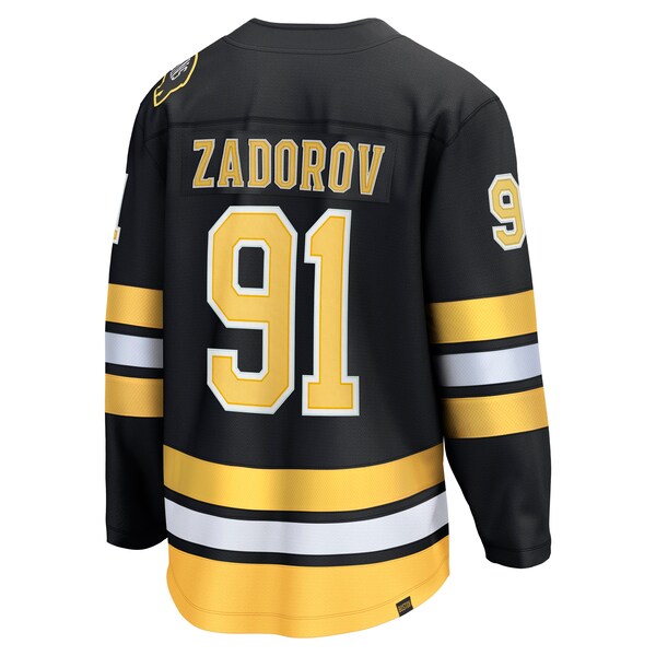 Nikita Zadorov Boston Bruins Home Breakaway Player Jersey - Black - Image 3