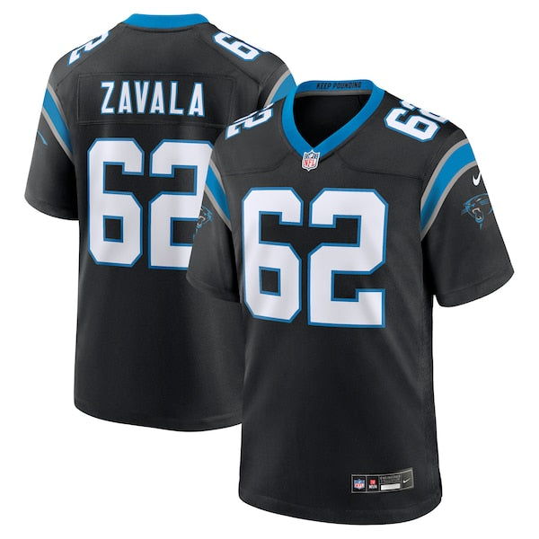 Chandler Zavala Carolina Panthers Nike Game Jersey - Black - Image 4