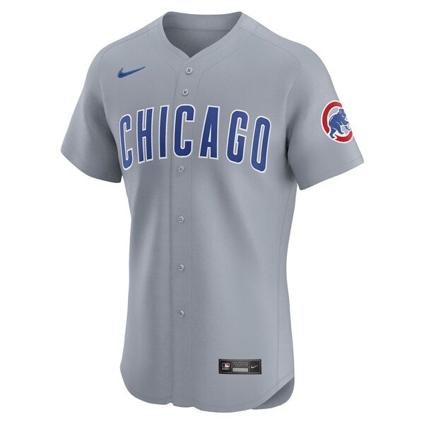 Chicago Cubs Nike Road 2024 Jackie Robinson Day Elite Jersey - Gray - Image 2
