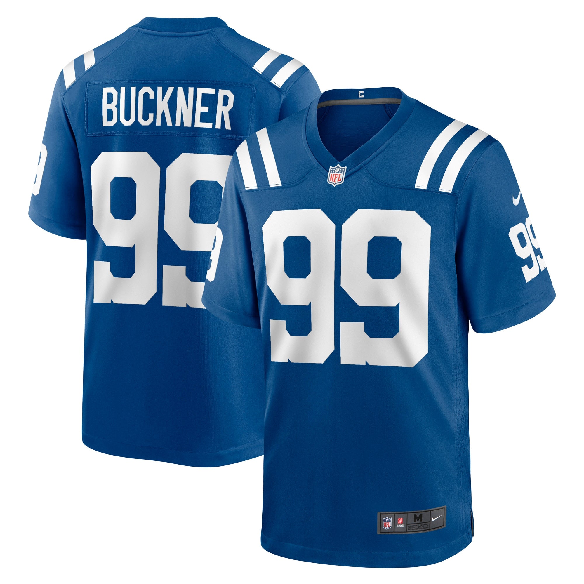 DeForest Buckner Indianapolis Colts Nike Indiana Nights Alternate Game Jersey - Royal/Royal - Image 2