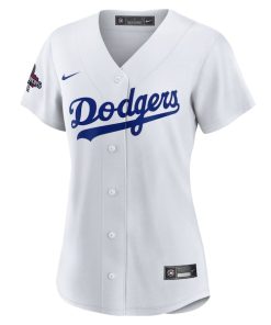 Alternative view of Freddie Freeman Los Angeles Dodgers Nike Women's 2024 World Series Champions Home Replica Player Jersey - White