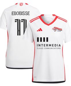 Jeremy Ebobisse San Jose Earthquakes adidas Women's 2024 The 50 Kit Replica Player Jersey - White