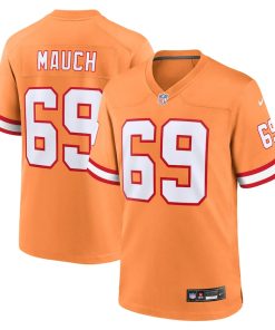 Cody Mauch Tampa Bay Buccaneers Nike Throwback Game Jersey - Orange