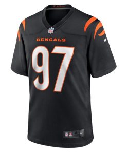Alternative view of Jay Tufele Cincinnati Bengals Nike Game Player Jersey - Black