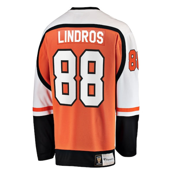 Eric Lindros Philadelphia Flyers Premier Breakaway Retired Player Jersey - Orange - Image 3