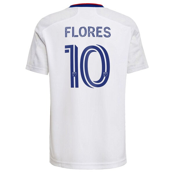Edison Flores D.C. United adidas 2022 The Marble Replica Player Jersey - White - Image 3