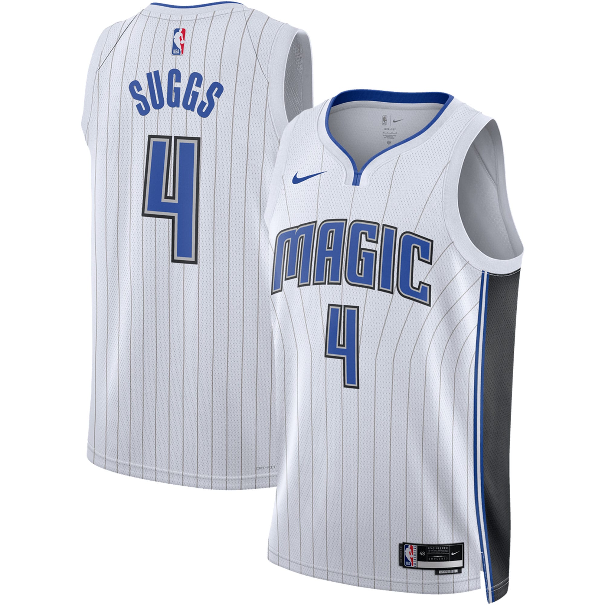 Jalen Suggs Orlando Magic Nike Unisex Swingman Jersey - Icon Edition - Black/White - Image 6