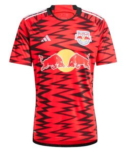 Alternative view of John Tolkin New York Red Bulls adidas 2024 Legacy Replica Player Jersey?¨C Red