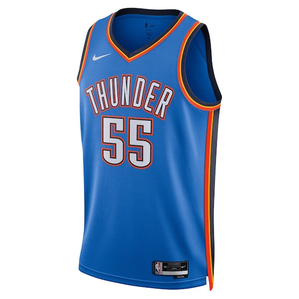Isaiah Hartenstein Oklahoma City Thunder Nike Unisex Swingman Jersey - Icon Edition - Blue - Image 2