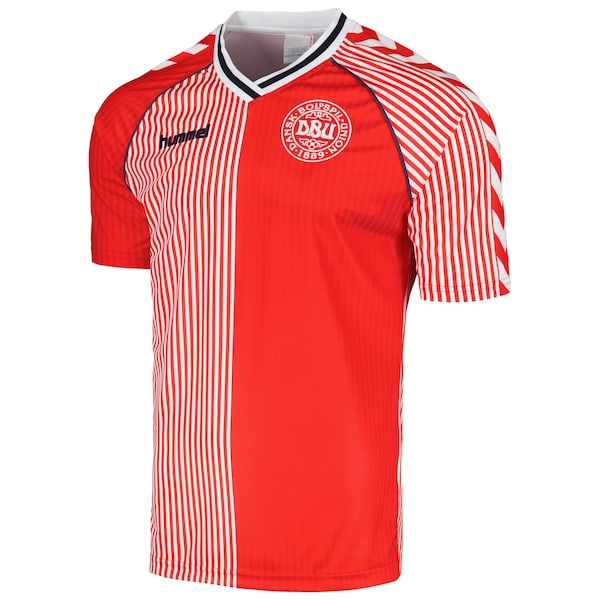 Denmark National Team 1986 Home Replica Jersey - Red - Image 2