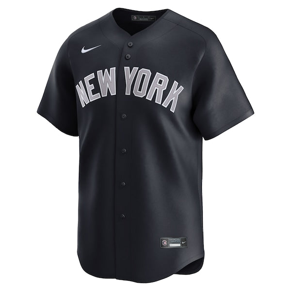 New York Yankees Nike Alternate Limited Jersey - Navy/Gray - Image 3