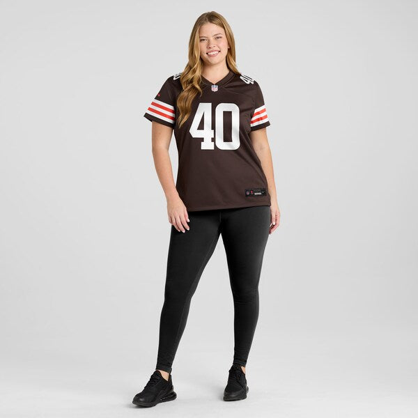 Nathaniel Watson Cleveland Browns Nike Women's Game Jersey - Brown - Image 6