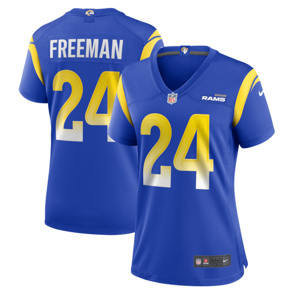 Royce Freeman Los Angeles Rams Nike Women's Game Jersey - Royal