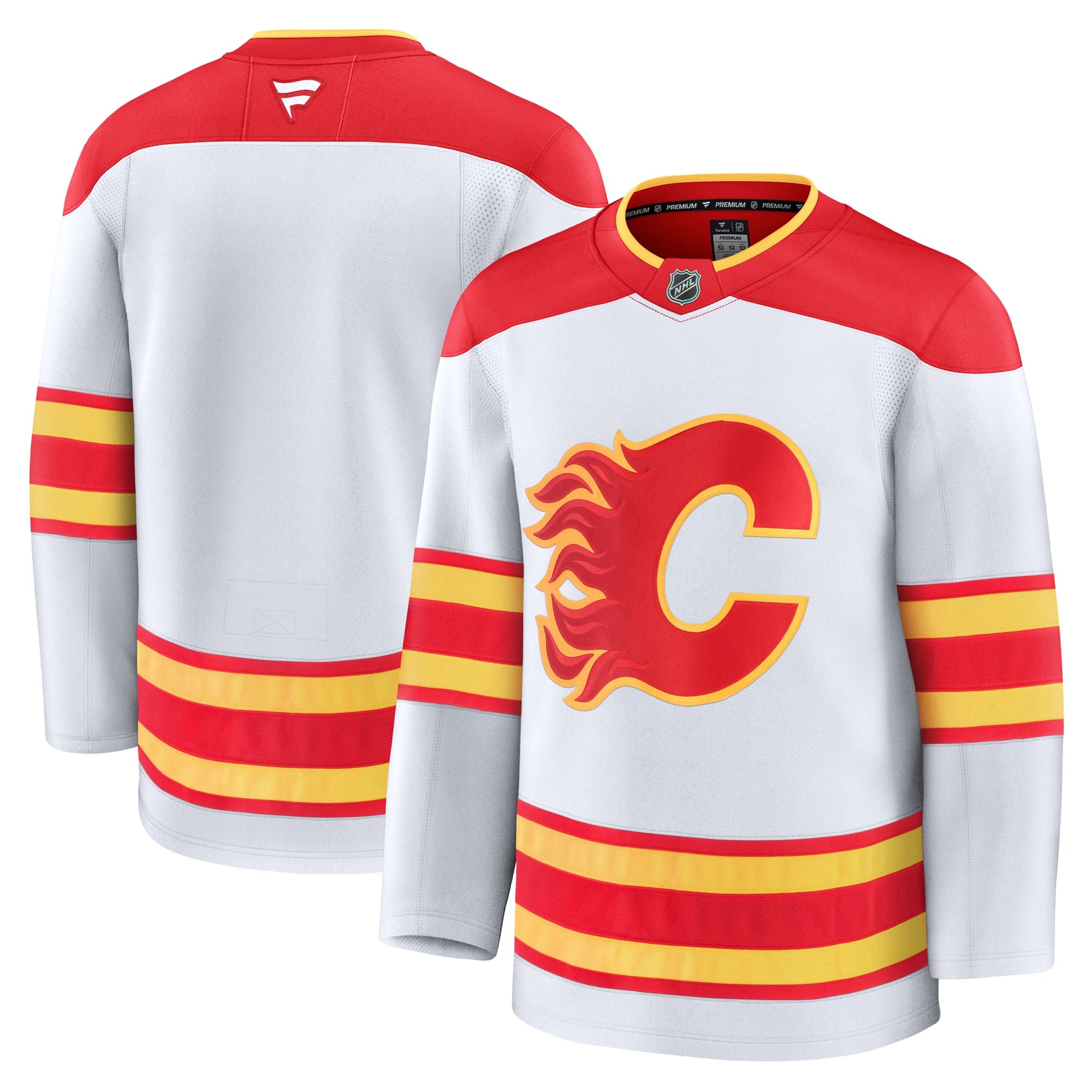Calgary Flames Home Premium Jersey - Red/Black/White - Image 6