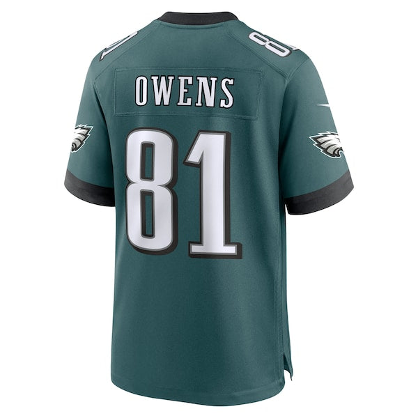 Terrell Owens Philadelphia Eagles Nike Team Retired Game Jersey - Midnight Green - Image 3