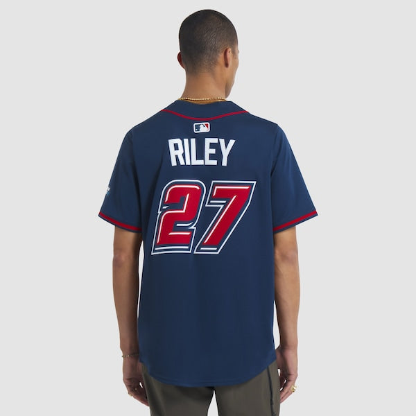 Austin Riley Atlanta Braves Nike 2025 MLB Speedway Classic Alternate Limited Player Jersey - Navy - Image 2