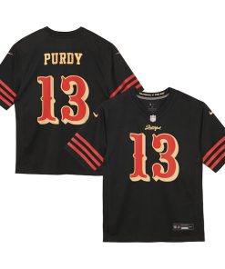 Brock Purdy San Francisco 49ers Nike Preschool 2025 Rivalries Collection Game Jersey - Black