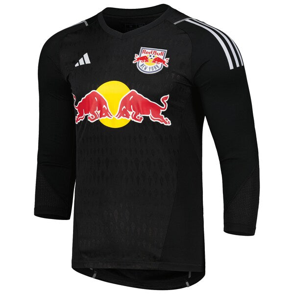 New York Red Bulls adidas 2024 Goalkeeper Long Sleeve Replica Jersey - Black - Image 2