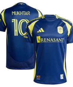 Hany Mukhtar Nashville SC adidas 2025 The Heart Of Nashville Kit Authentic Player Jersey - Navy
