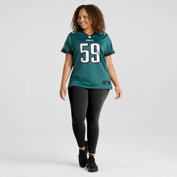 Thomas Booker IV Philadelphia Eagles Nike Women's Team Game Jersey - Midnight Green - Image 6