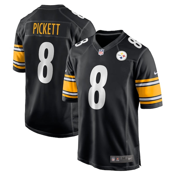 Kenny Pickett Pittsburgh Steelers Nike Player Game Jersey - Black/White - Image 2