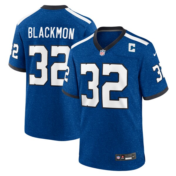 Julian Blackmon Indianapolis Colts Nike Indiana Nights Alternate Game Jersey - Royal/Royal - Image 4