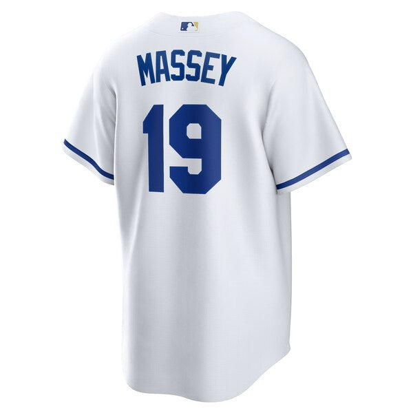 Michael Massey Kansas City Royals Nike Home Replica Jersey - White - Image 3