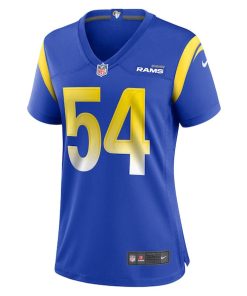 Alternative view of Olakunle Fatukasi Los Angeles Rams Nike Women's  Game Jersey -  Royal