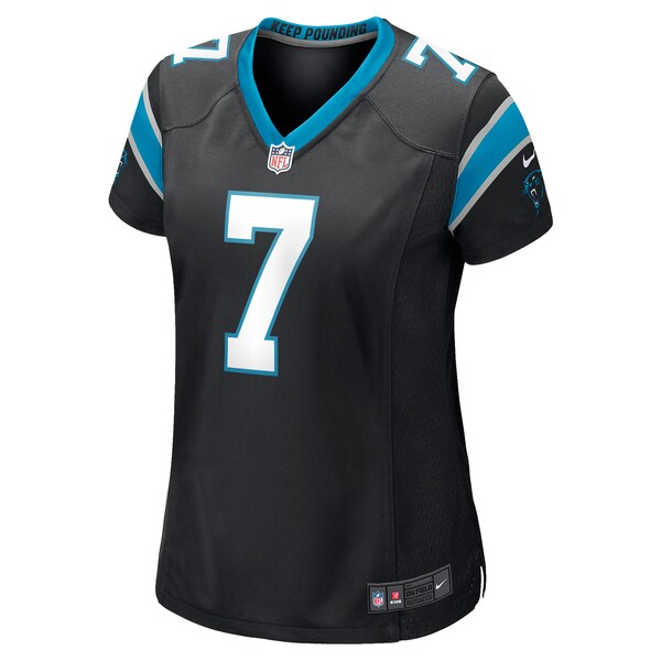 Steve Beuerlein Carolina Panthers Nike Women's Retired Player Jersey - Black - Image 2