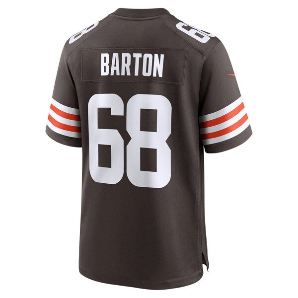 Jackson Barton Cleveland Browns Nike Team Game Jersey - Brown - Image 3