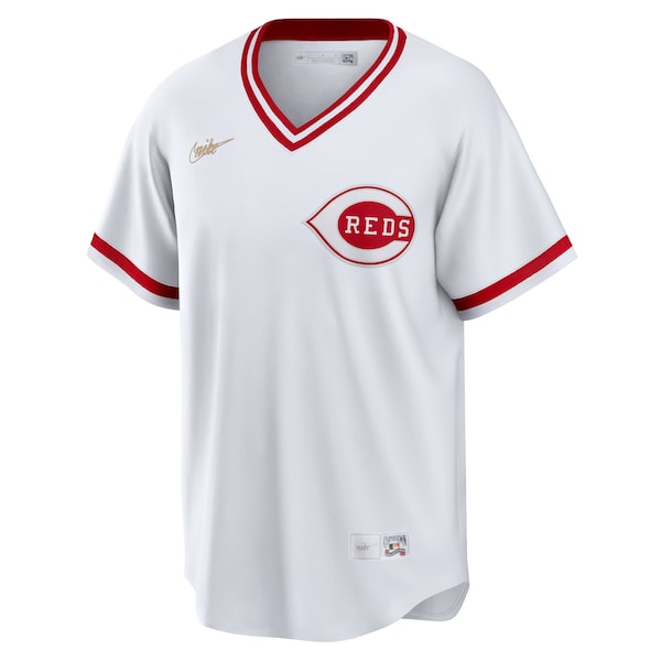 Cincinnati Reds Nike Home Cooperstown Collection Team Jersey - White - Image 2