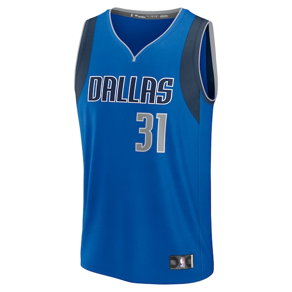 Klay Thompson Dallas Mavericks Youth Fast Break Replica Player Jersey - Icon Edition - Blue - Image 2