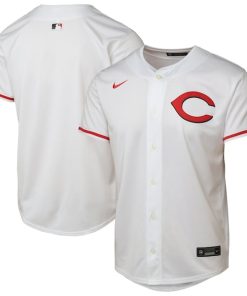 Cincinnati Reds Youth Alternate 2 Limited Jersey - White/Red