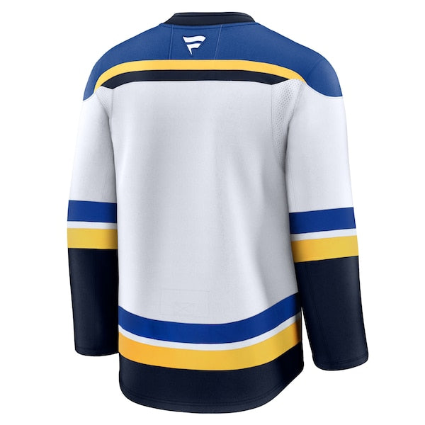 St. Louis Blues Away Premium Jersey - White/Blue - Image 4
