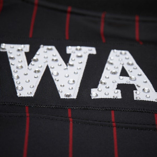 Dwyane Wade Miami Heat x DANNIJO Women's Cropped Football Fashion Jersey - Black - Image 4