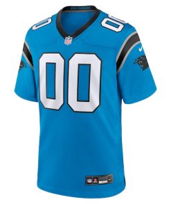 Alternative view of Jonathon Brooks Carolina Panthers Nike 2024 NFL Draft Alternate Game Player Jersey - Blue