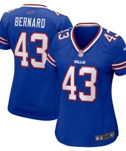 Terrel Bernard Buffalo Bills Nike Women's Game Player Jersey - Royal